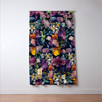 The Secret Glow of Night Flowers Window Curtain Gallery Image 3