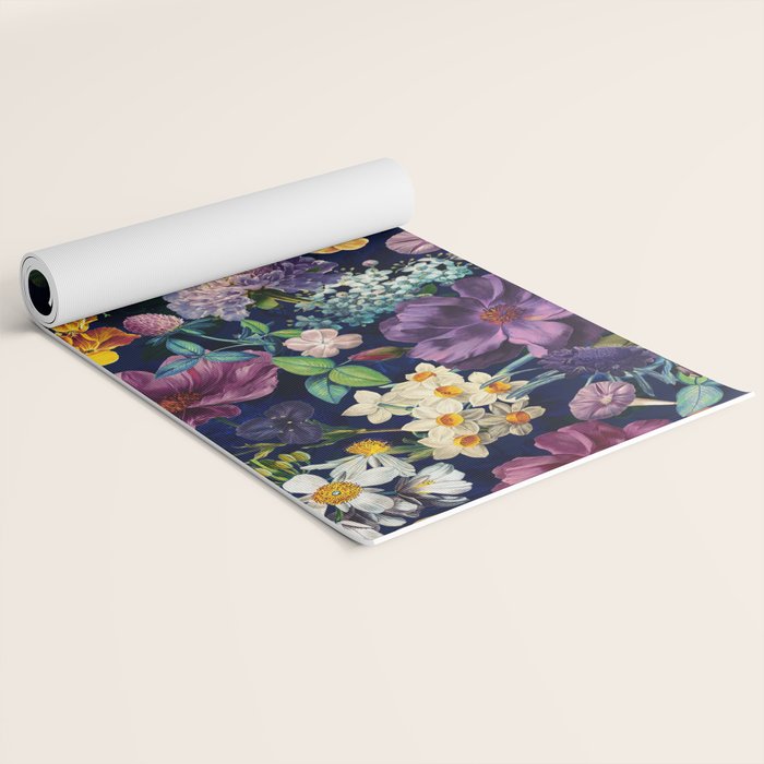 The Secret Glow of Night Flowers Yoga Mat Gallery Image 2
