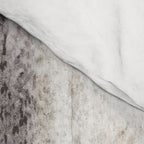 Taupe and Charcoal Grey Modern Abstract Painting Comforter Gallery Image 4