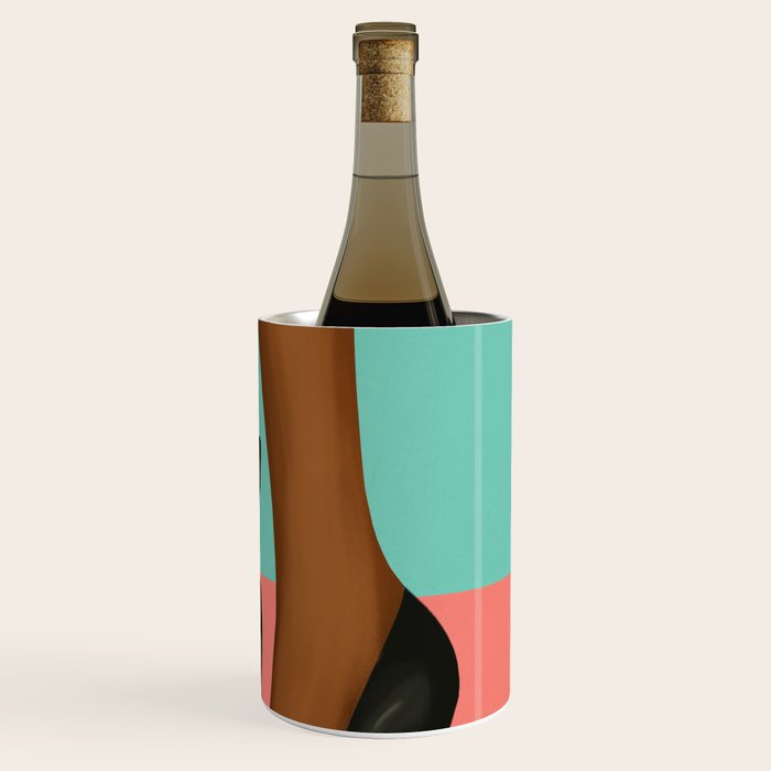 Woman in Heels with Black Cat Wine Chiller Gallery Image 3