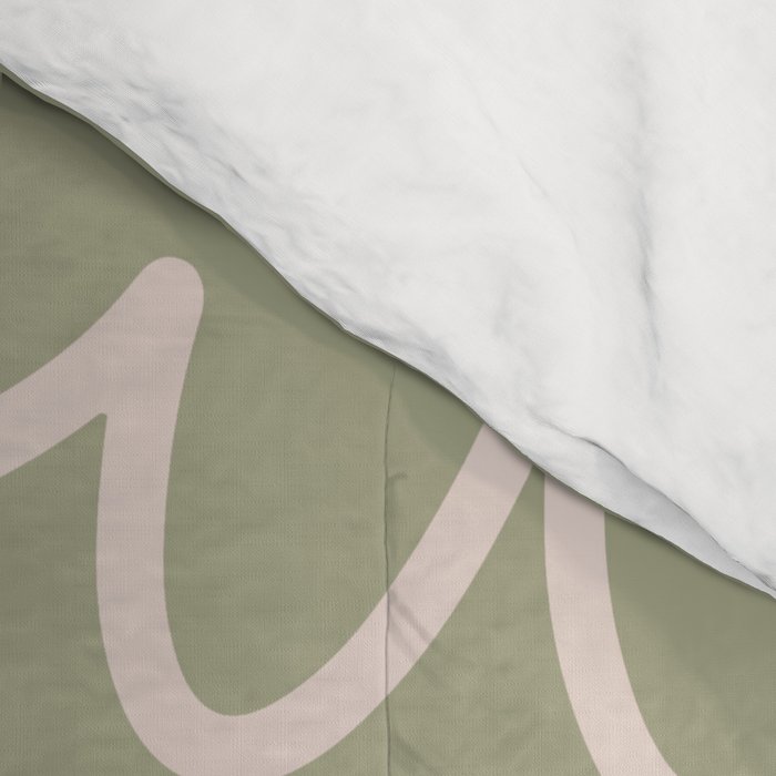 You Are Doing Great Sage Green Comforter Gallery Image 4