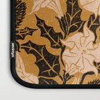 Moon Flower - Black, gold, peach pink Laptop Sleeve Gallery Image 3