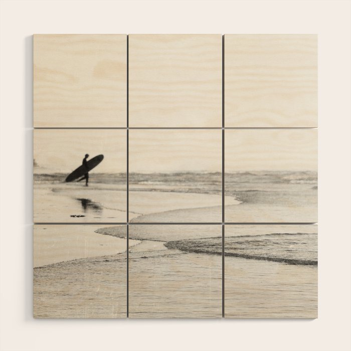 Surfer Wood Wall Art Gallery Image 1