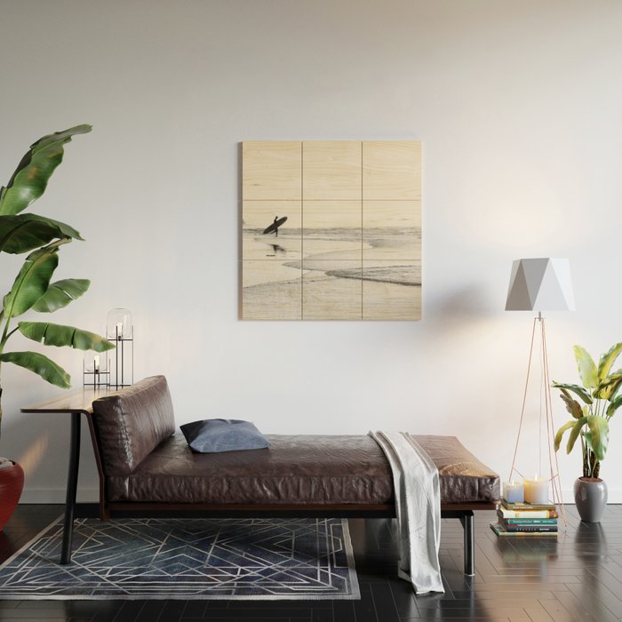 Surfer Wood Wall Art Gallery Image 2