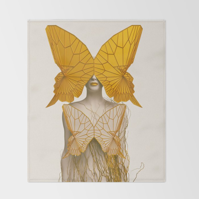 Transformation I Throw Blanket Gallery Image 2