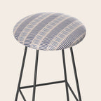 Indigo Blue Stripes  Stool Gallery Image 2