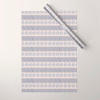 Indigo Blue Stripes  Wrapping Paper Gallery Image 1