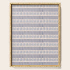 Indigo Blue Stripes  Serving Tray Gallery Image 1