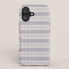 Indigo Blue Stripes  iPhone Case Gallery Image 1
