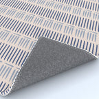 Indigo Blue Stripes  Rug Gallery Image 4
