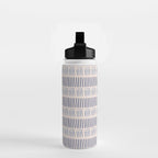 Indigo Blue Stripes  Water Bottle Gallery Image 2