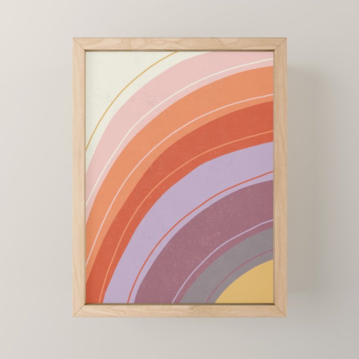 Gigiâs Rainbow Mini Art Print Gallery Image 1