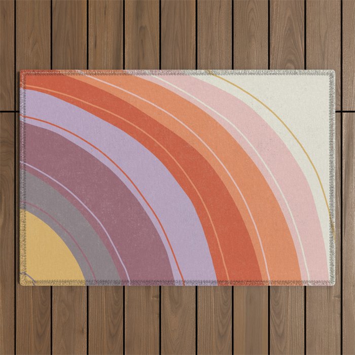 Gigiâs Rainbow Outdoor Rug Gallery Image 1