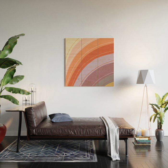 Gigiâs Rainbow Wood Wall Art Gallery Image 2