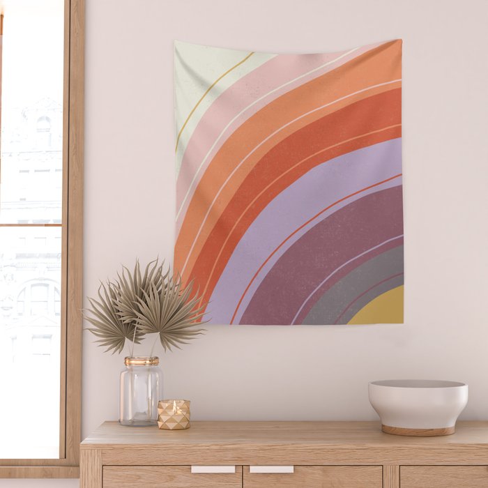 Gigiâs Rainbow Wall Tapestry Gallery Image 2