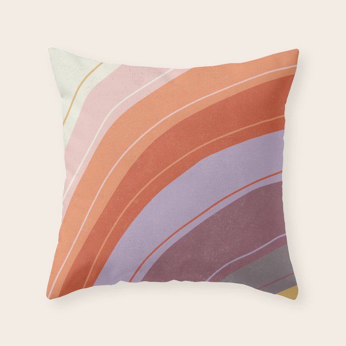 Gigiâs Rainbow Throw Pillow Gallery Image 6