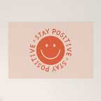 Stay Positive  Welcome Mat Gallery Image 1