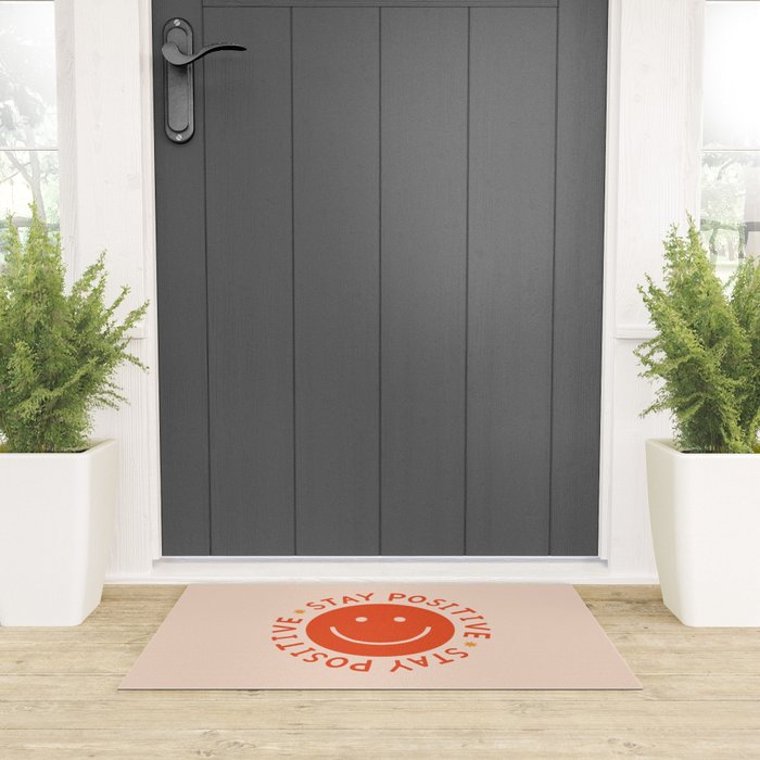 Stay Positive  Welcome Mat Gallery Image 3