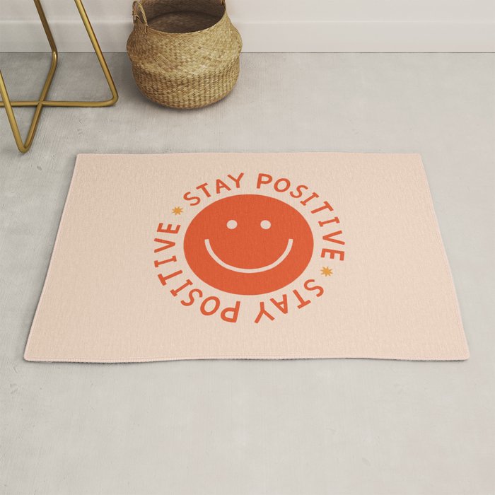 Stay Positive  Rug Gallery Image 1