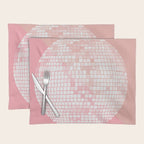 Disco Ball - Blush Placemat Gallery Image 1