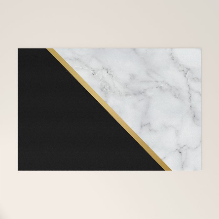 Marble, Stone, Color Block, Minimalist Art Welcome Mat Gallery Image 1