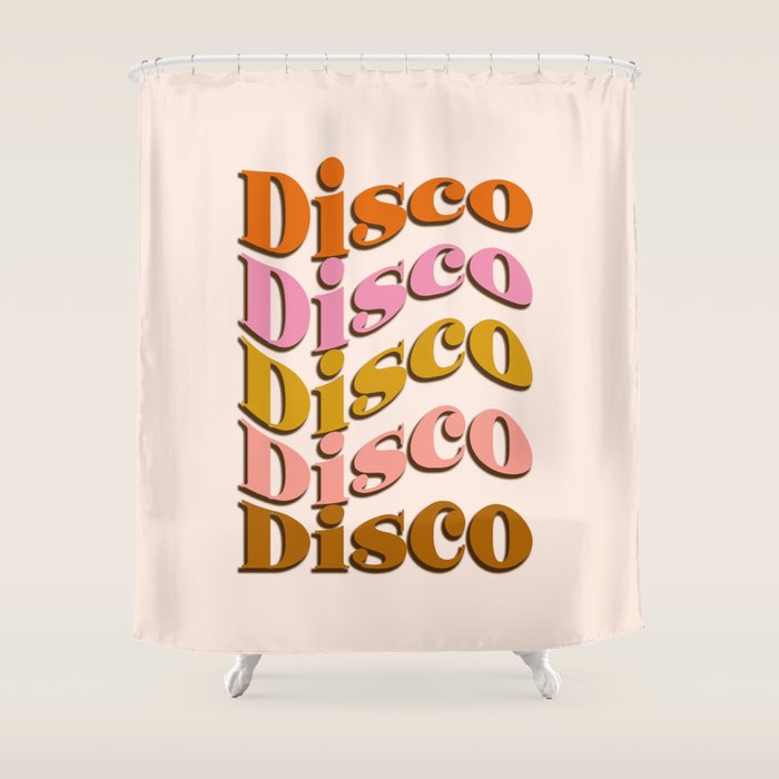 Groovy Disco Disco Shower Curtain Gallery Image 1