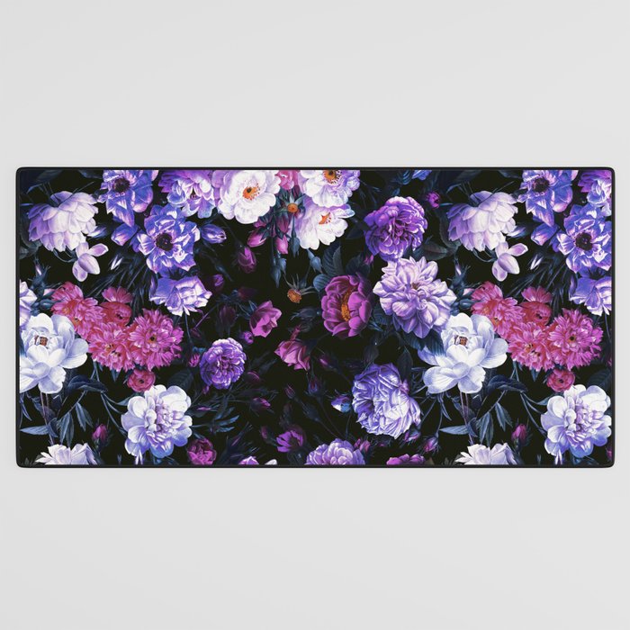 Rose Garden - Night III Desk Mat Gallery Image 3