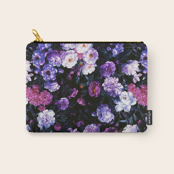 Rose Garden - Night III Carry All Pouch Gallery Image 1