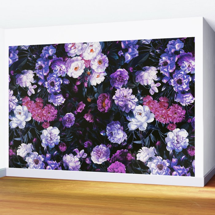 Rose Garden - Night III Wall Mural Gallery Image 2