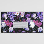 Rose Garden - Night III Desk Mat Gallery Image 1