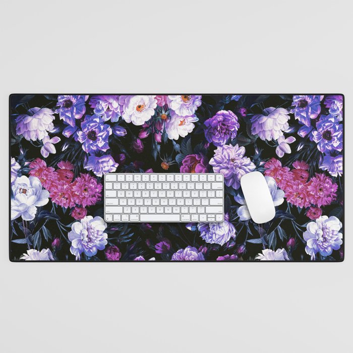 Rose Garden - Night III Desk Mat Gallery Image 1