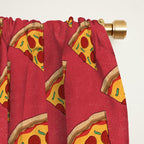 FAST FOOD / Pizza - pattern Window Curtain Gallery Image 2
