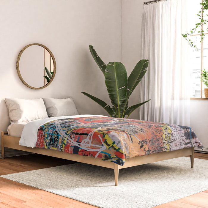 World Mapsqiuat Comforter Gallery Image 2