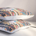 World Mapsqiuat Pillow Sham Gallery Image 3