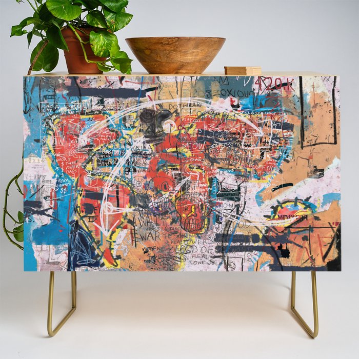 World Mapsqiuat Credenza Gallery Image 1