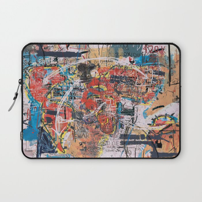 World Mapsqiuat Laptop Sleeve Gallery Image 1