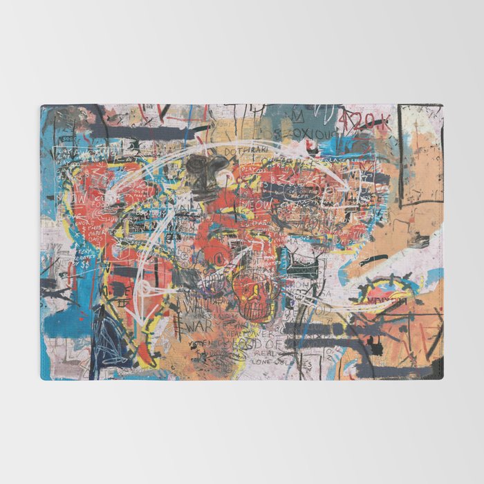 World Mapsqiuat Rug Gallery Image 2