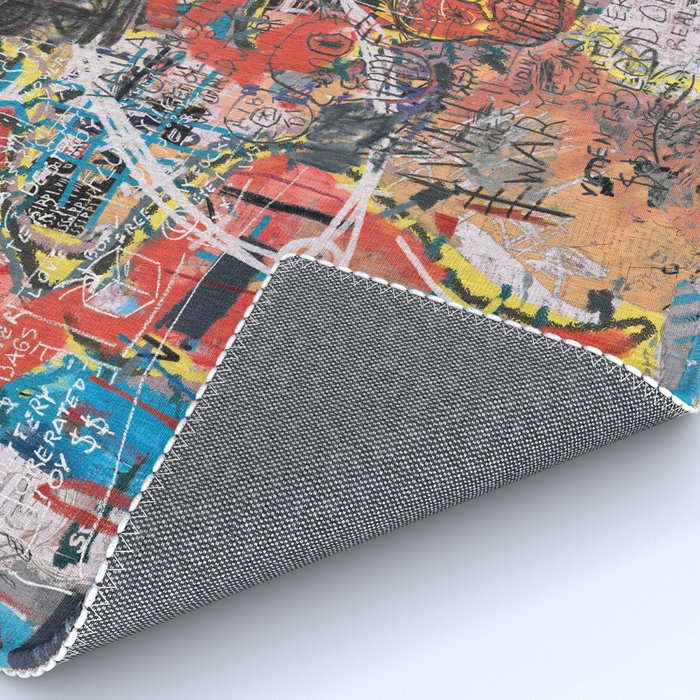 World Mapsqiuat Rug Gallery Image 4