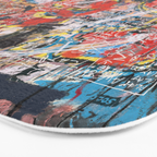 World Mapsqiuat Bath Mat Gallery Image 3