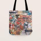 World Mapsqiuat Tote Bag Gallery Image 1
