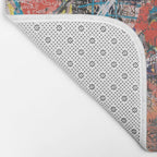 World Mapsqiuat Bath Mat Gallery Image 2