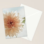 Oh Hello happy pink dahlia flower photograph Stationery Card Gallery Image 2