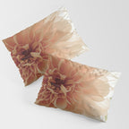 Oh Hello happy pink dahlia flower photograph Pillow Sham Gallery Image 3
