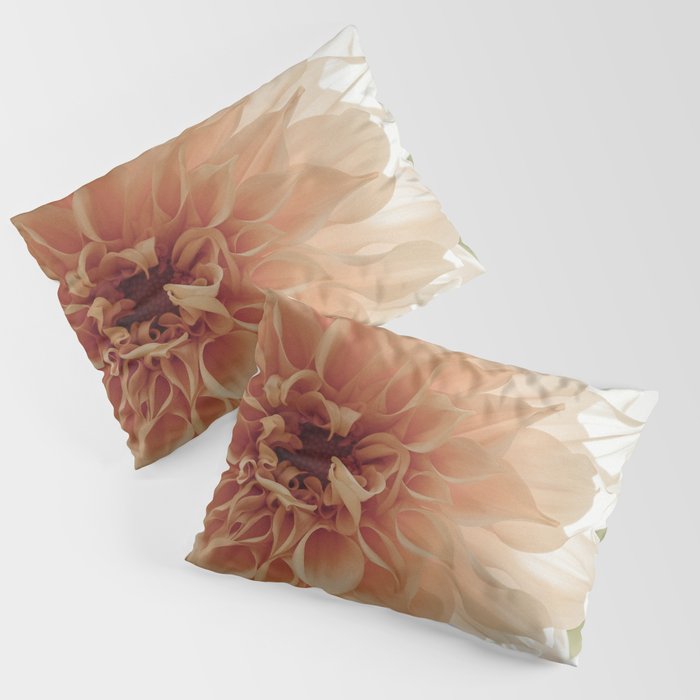 Oh Hello happy pink dahlia flower photograph Pillow Sham Gallery Image 3