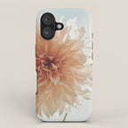 Oh Hello happy pink dahlia flower photograph iPhone Case Gallery Image 1