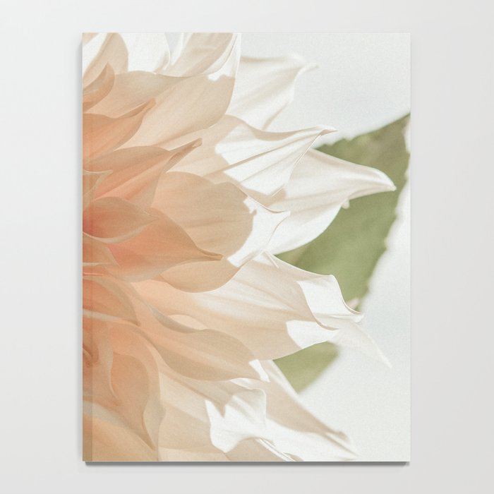 Oh Hello happy pink dahlia flower photograph Notebook Gallery Image 4