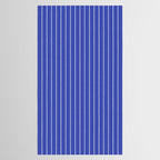Minimal Arch XXI Bright Blue Modern Geometric Lines Tablecloth Gallery Image 2