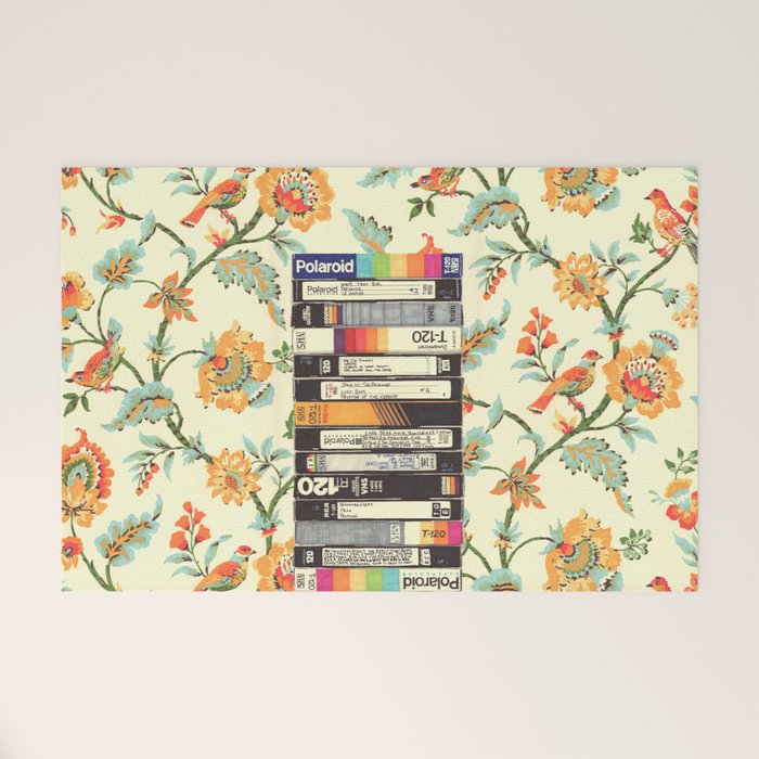 VHS and Entry Hall Wallpaper Welcome Mat Gallery Image 1