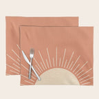 Sunrise pink Placemat Gallery Image 1