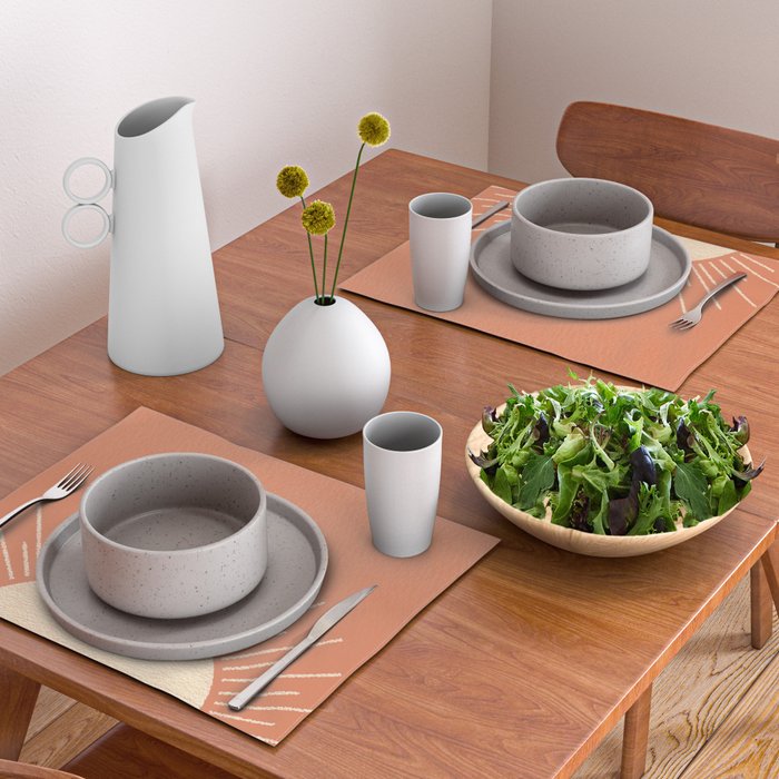 Sunrise pink Placemat Gallery Image 2